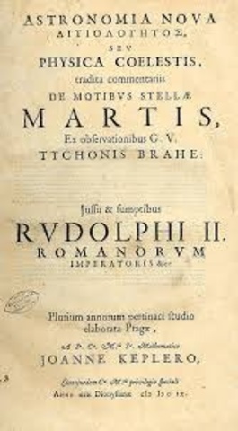 Published 'Astronmia Nova'