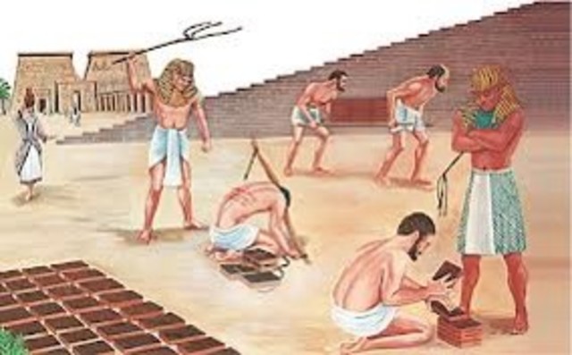 segunda etapa: la esclavitud de Egipto, Exodo y la conquista