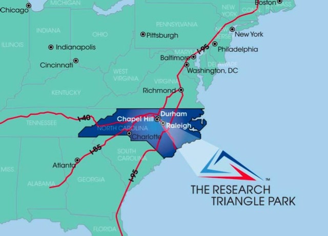 Research Triangle opens in Raleigh