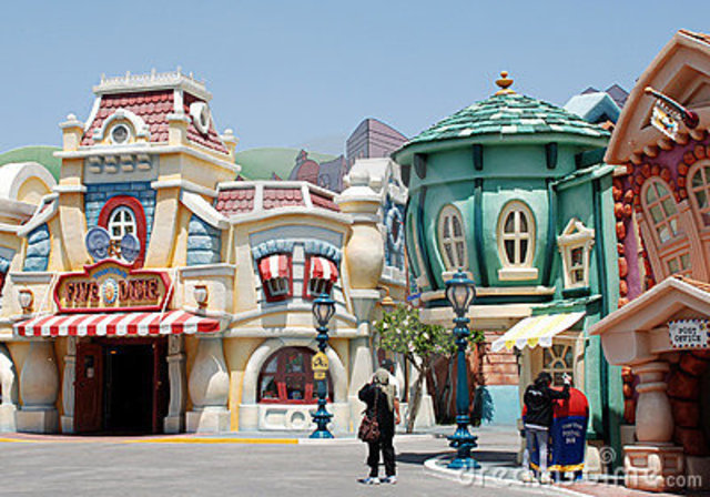 The Toontown section in the park Opened