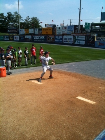 I went to a Reading Phillies Baseball Camp
