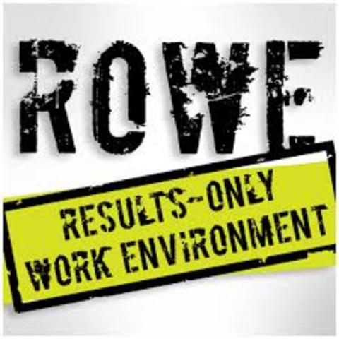 ROWE - Results Only Work Environment-