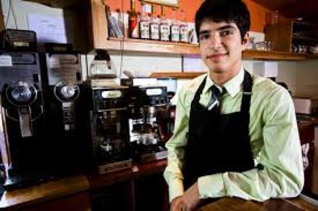 the man has gotten a job