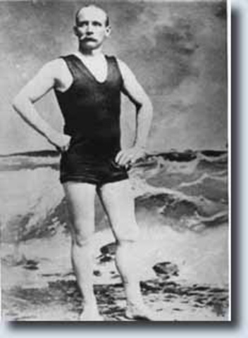 Primer hombre que cruza el canal de la mancha