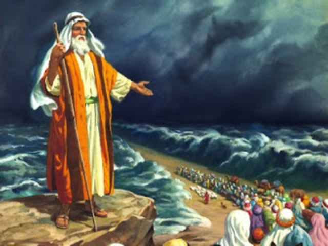 Moisés guía a su pueblo