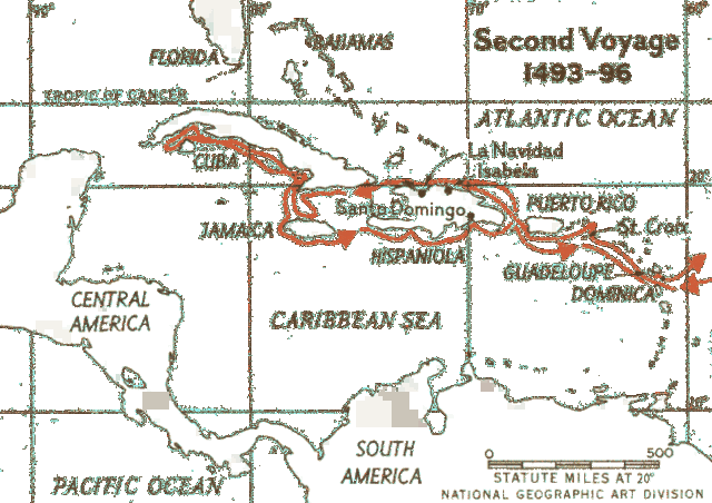 Colubus Second Voyage