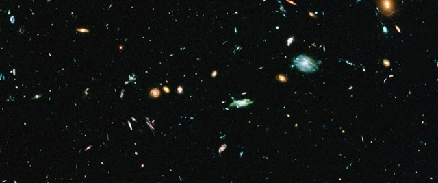 The first Hubble Deep Field is released, showing the unimaginable number of galaxies in the Universe