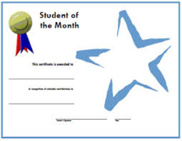Academic : Student of the Month