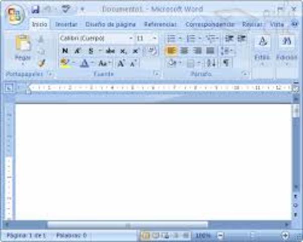 Primera version de Word