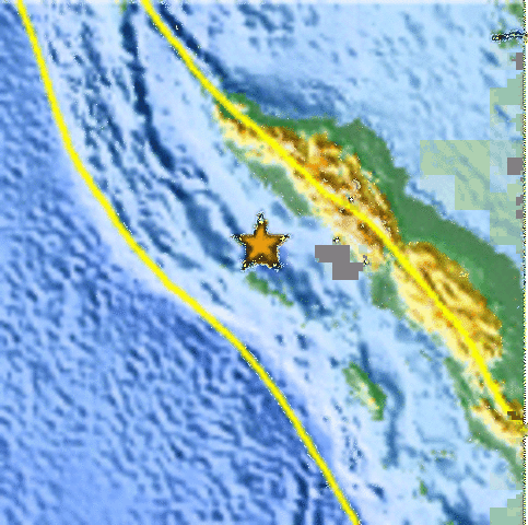 Off the West Coast of Northern Sumatra