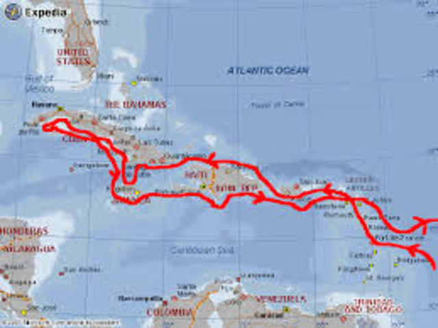 Colombus's Second Voyage