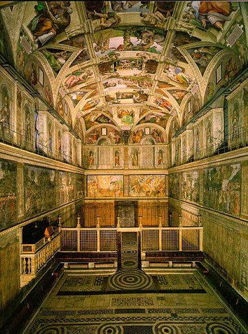 Michelangelo Paints the Sisten Chapel