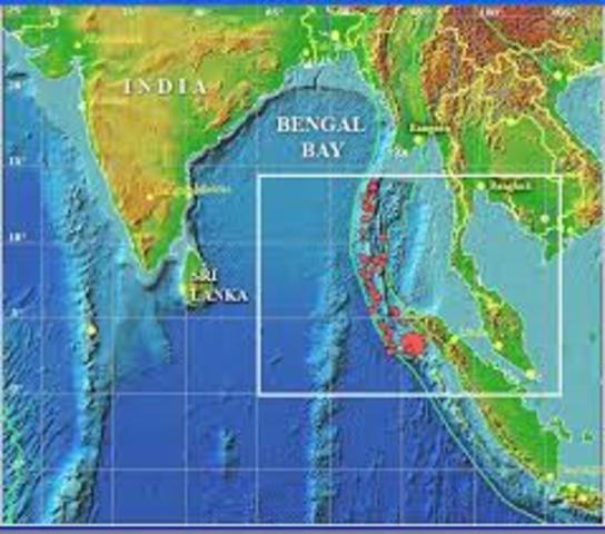 Off the West Coast of Northern Sumatra