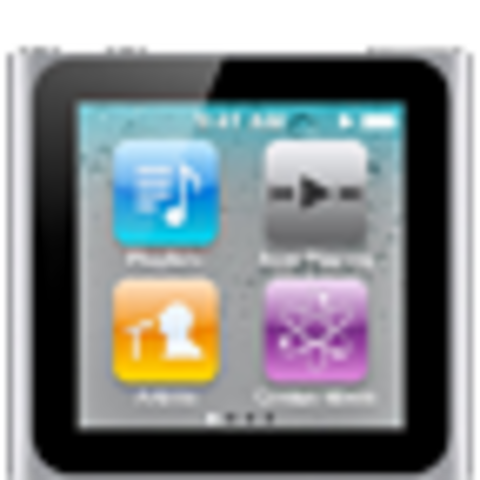 The first touch screen: I Pod Nano