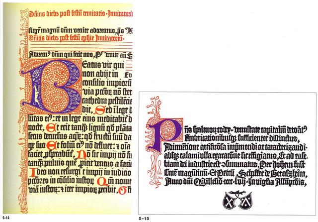First color printing by Fust and Schoeffer.