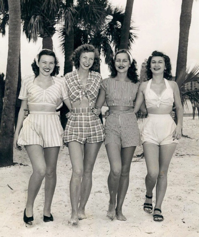 High Waisted Fad's in the 1940's