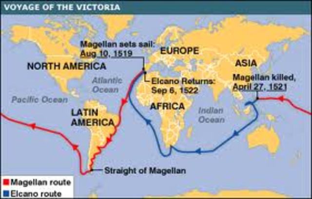 Magellan's Crew Circumnavigates the World
