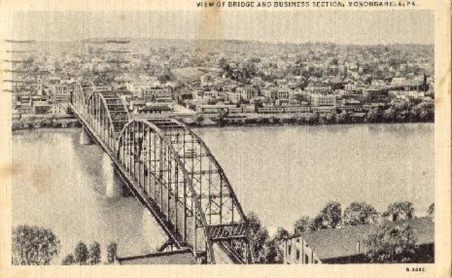 The first cable suspension bridge is made in Pittsburgh