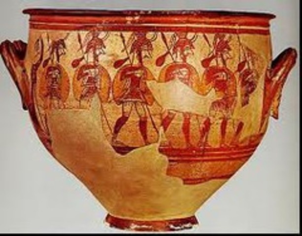 Warriors Vase