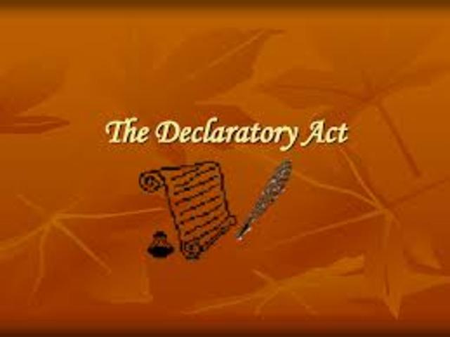 Declatory Acts
