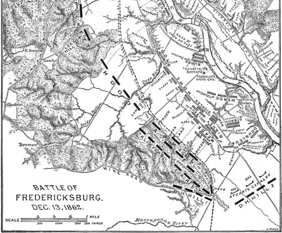 Battle of Fredericksburg-Day 1
