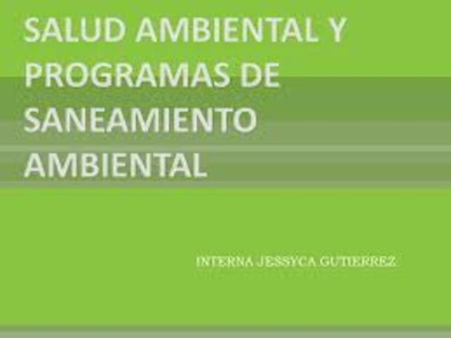 PROGRAMA DE SANEAMIENTO