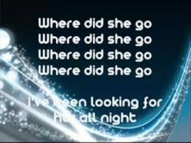 Were did she go ?