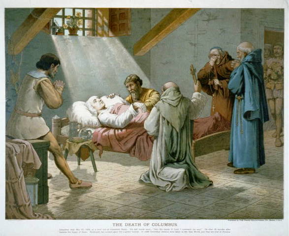 The death Of Christopher Columbus