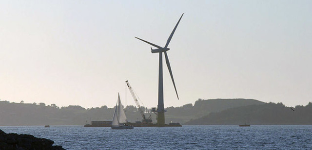 First Deep-Water Floating Wind Turbine