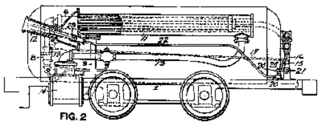 First commercially successful air-powered locomotive