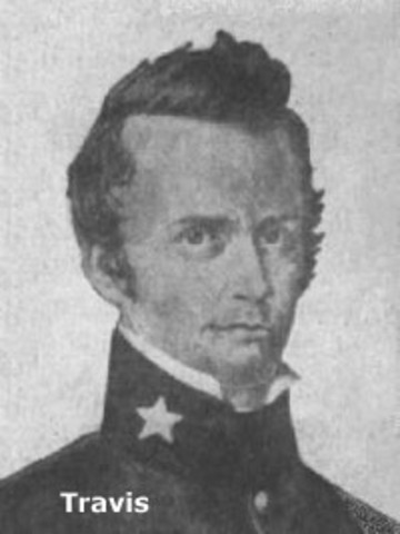 Texans under Col. William B. Travis