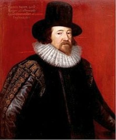 Francis Bacon uses microscope to discover plague fleas