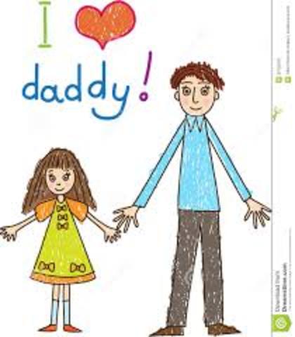 Seeing my dad for the first time in a year.