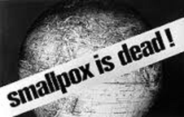 SmallPox eradicated
