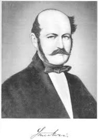Ignaz Semmelweis shows the importance of handwashing