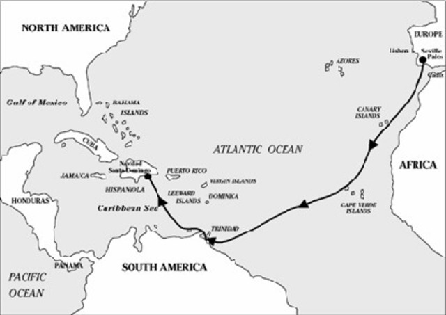 Columbu's third Voyage