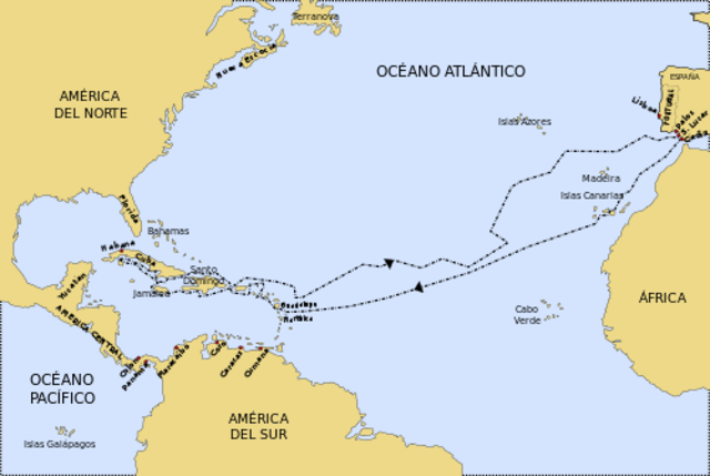 Columbus's second voyage