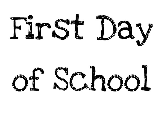 first day of school