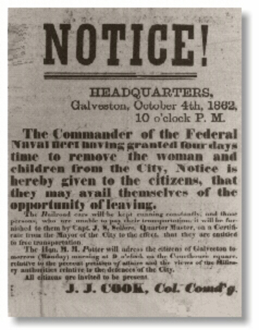 Blockade of Galveston Island