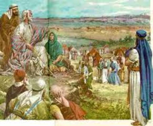 segunda etapa: esclavitud de Egipto, Exodo y la Conquista