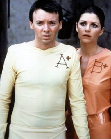 Lenina Crowne and Bernard Marx