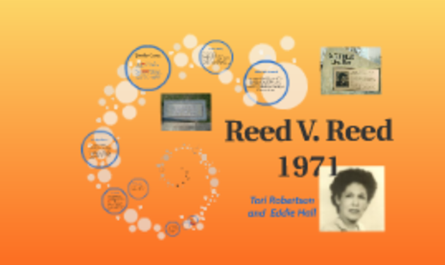 Reed V. Reed