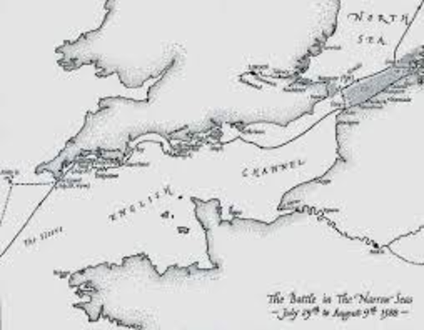 Spanish Armada is defeated and England becomes Mistress of the Seas