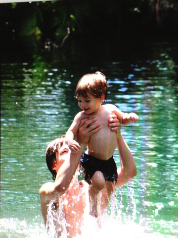 Swimming in our pond