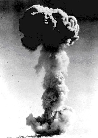 China's first atomic bomb explodes