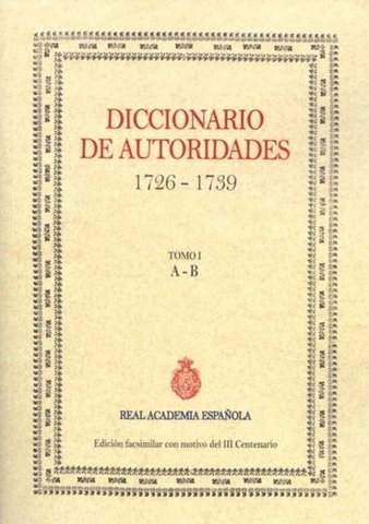 Diccionario de autoridades