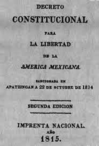 Constitucion de Apatzingan o Constitucion para la libertdad de la America Latina