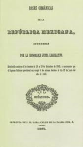 Bases de organizacion politica de la Republica Mexicana