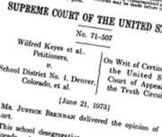 Keyes v. School District No. 2, Denver, Co