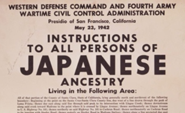 Korematsu v US approved executive orders detaining Japanese citizens.